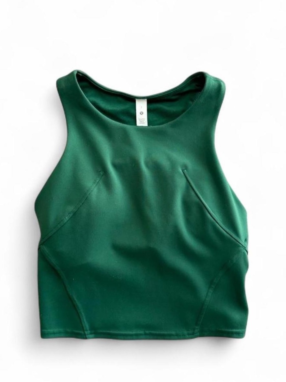 Women’s Emerald Green Crop Tank Top